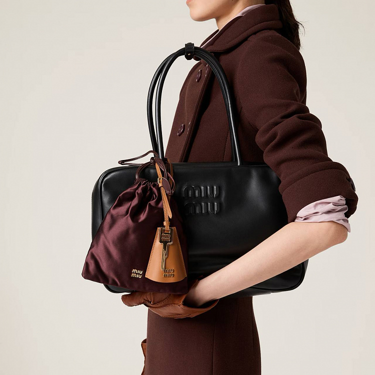 Сумка женская Miu Miu Beau чёрная кожаная (Nero) Miu Miu фото 9