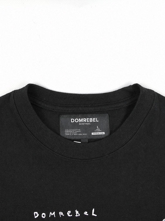 Мужская футболка Domrebel черная, хлопок Domrebel фото 3