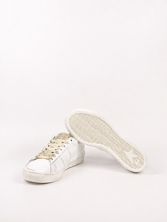 Женские кеды Golden Goose Match Star белые с бордовым задником Golden Goose фото 8