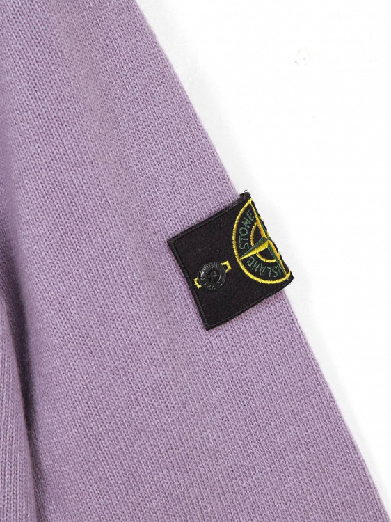Мужской джемпер Stone Island сиреневый, шерсть/полиамид Stone Island фото 5