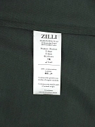 Мужская футболка Zilli зеленая хлопок — бирка с составом и уходом