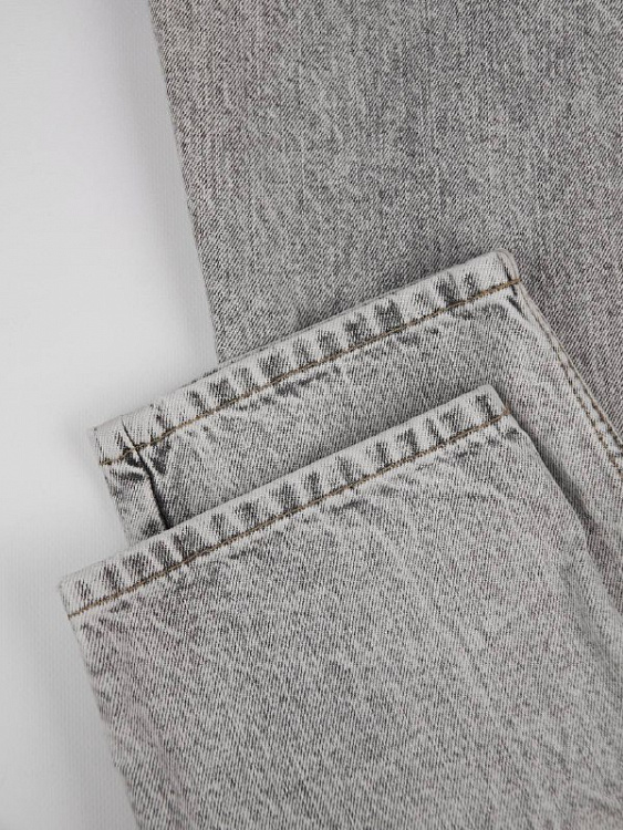 Мужские джинсы Brunello Cucinelli серые Traditional Fit хлопок Brunello Cucinelli фото 8