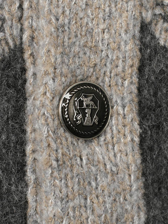 Мужской кардиган Brunello Cucinelli бургунди, шерсть/шелк/кашемир Brunello Cucinelli фото 4