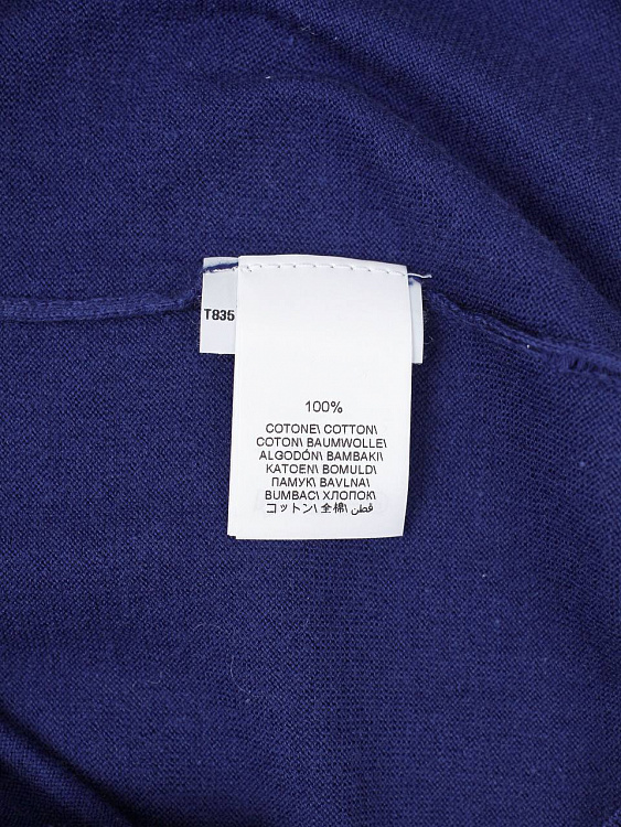 Мужской кардиган Brunello Cucinelli синий хлопковый на молнии Brunello Cucinelli фото 8