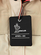 Женский пуховик Moncler Grenoble Tetras из микровельвета молочный Moncler фото 9
