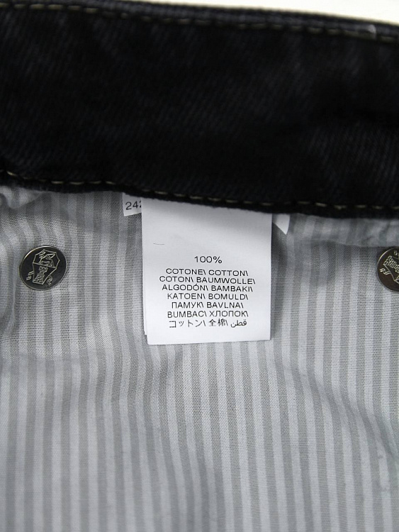 Мужские джинсы Brunello Cucinelli Leisure Fit графит (селдвидж деним) Brunello Cucinelli фото 9