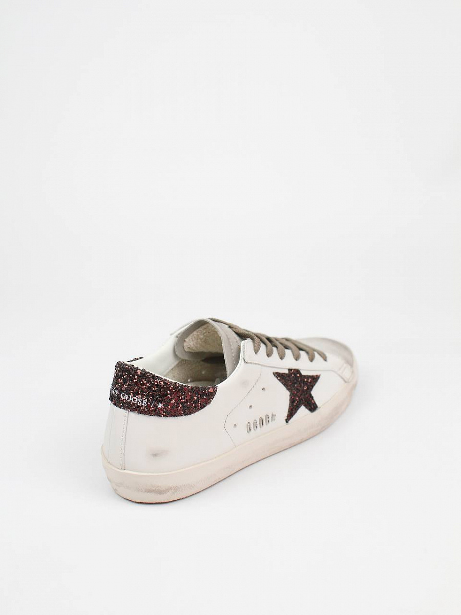 Женские кеды Golden Goose SuperStar белые кожа Golden Goose фото 6
