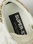 Кеды женские Golden Goose Super Star белые, с блестящей звездой Golden Goose фото 7