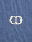 Мужская футболка Dior ICON голубая из хлопка — принт