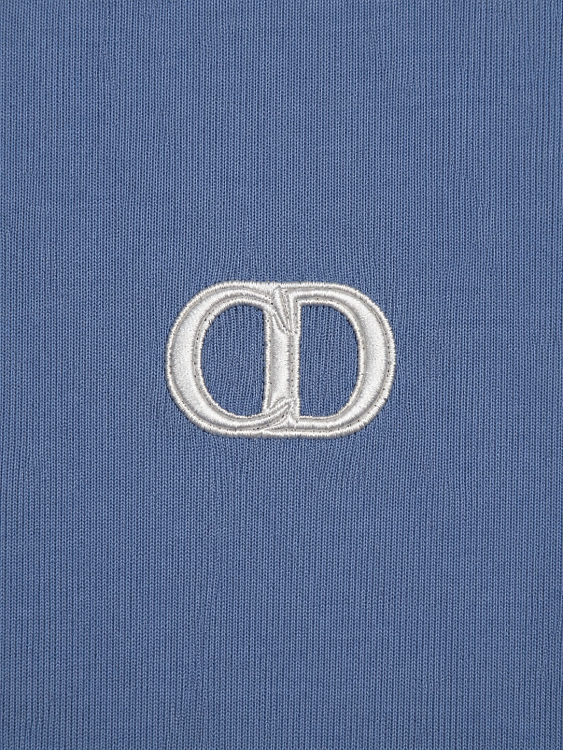 Мужская футболка Dior ICON голубая из хлопка Dior фото 4
