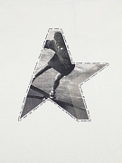 Женская футболка Golden Goose хлопок молочная со звездой Golden Goose фото 4