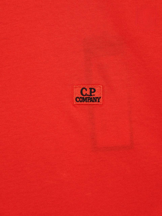 Мужская футболка C.P. Company коралловая, хлопок C.P. Company фото 4