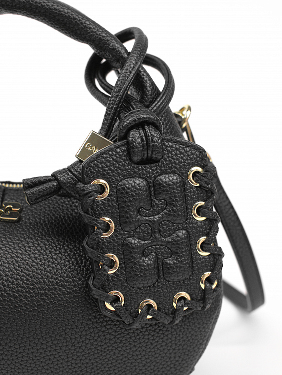 Женская сумка Ganni Hobo Bag черная Ganni фото 6