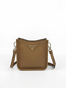 Сумка женская Prada Mini Shoulder Bag карамельная кожаная — вид спереди
