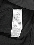 Мужской свитшот Maison Margiela MM6 черный из тонкого хлопка Maison Margiela фото 6