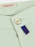Мужские брюки чинос Portofino Jeans мятные — пуговица