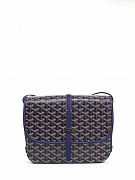 Сумка Goyard Belvedere MM темно-синяя, кожа