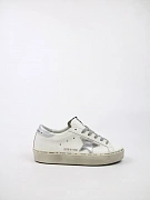 Женские кеды Golden Goose Hi Star белые с серебром Golden Goose фото 2
