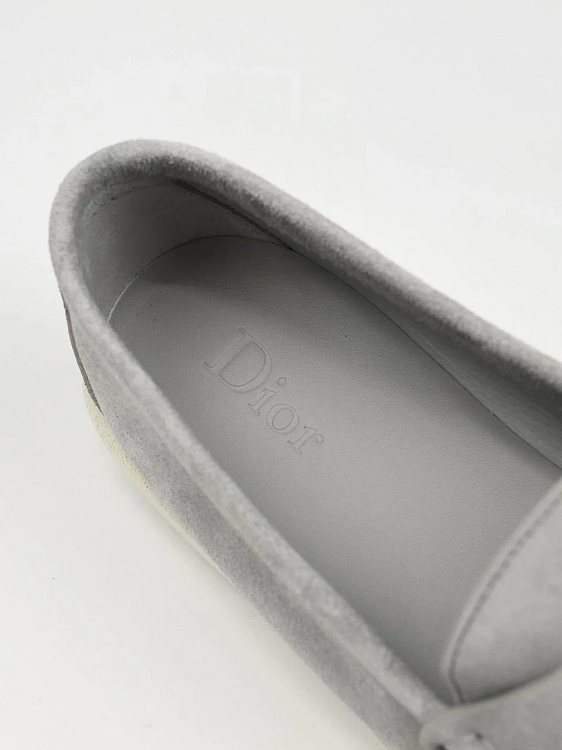 Мужские лоферы Dior Granville серые, замша Dior фото 6