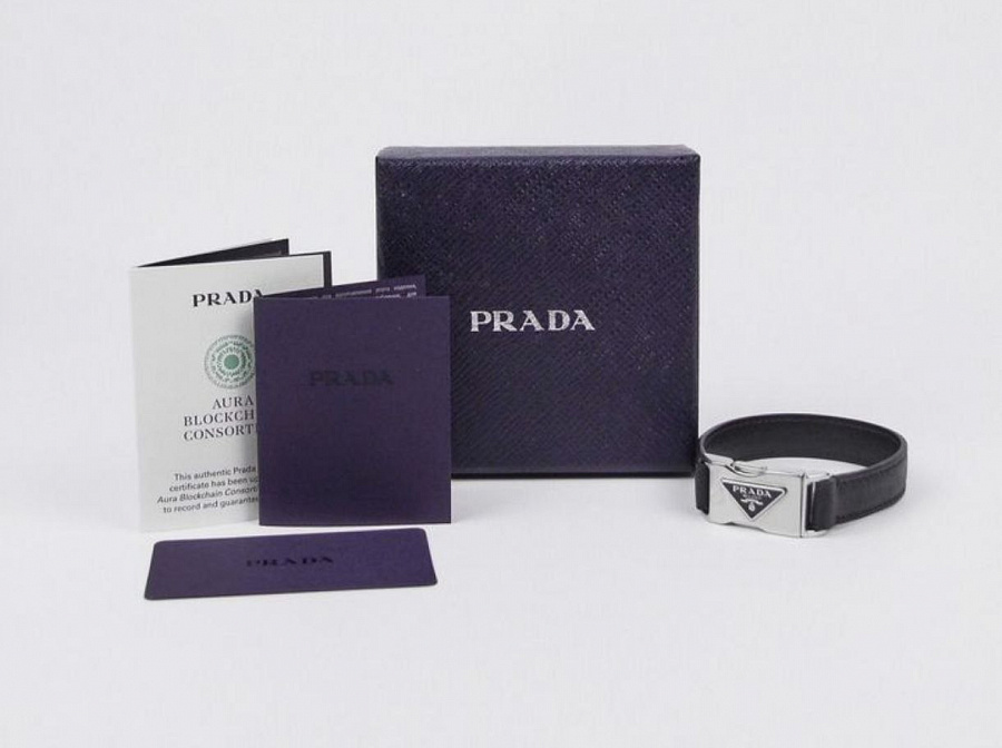 Мужской браслет Prada, сафьяновая кожа Prada фото 4