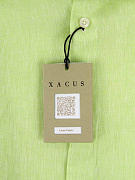 Мужская рубашка Xacus салатовая, лен Xacus фото 5