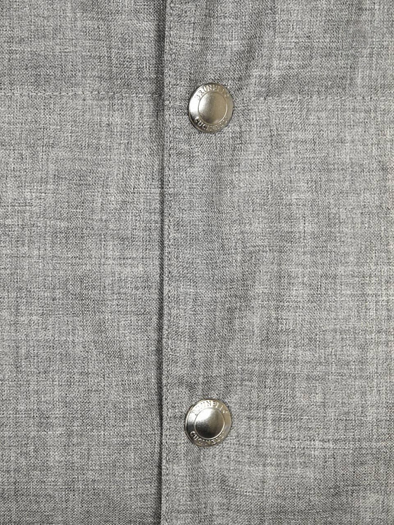 Мужской жилет Brunello Cucinelli серый, шерсть Brunello Cucinelli фото 4