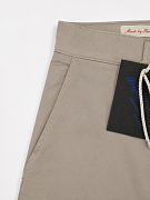 Мужские брюки чинос Portofino Jeans бежевые — боковой карман и пояс