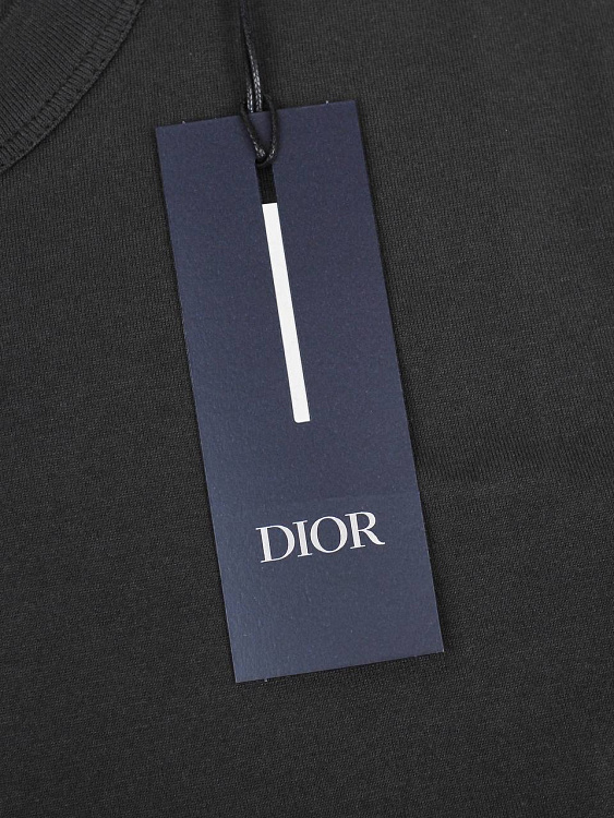 Мужская футболка Dior графит из хлопка Dior фото 8