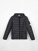 Мужской пуховик Stone Island темно-синий, полиамид/пух