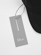 Мужская бейсболка Dior черная, хлопок Dior фото 6
