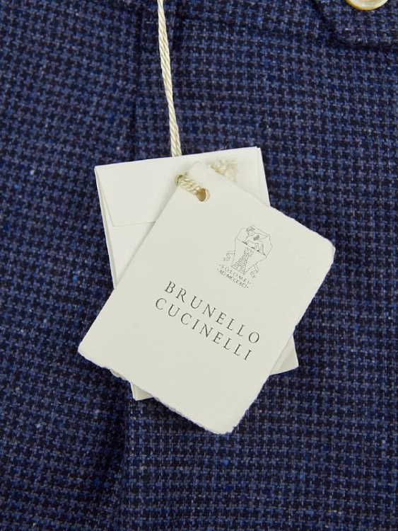 Мужские брюки Brunello Cucinelli синие, шерсть/кашемир Brunello Cucinelli фото 7