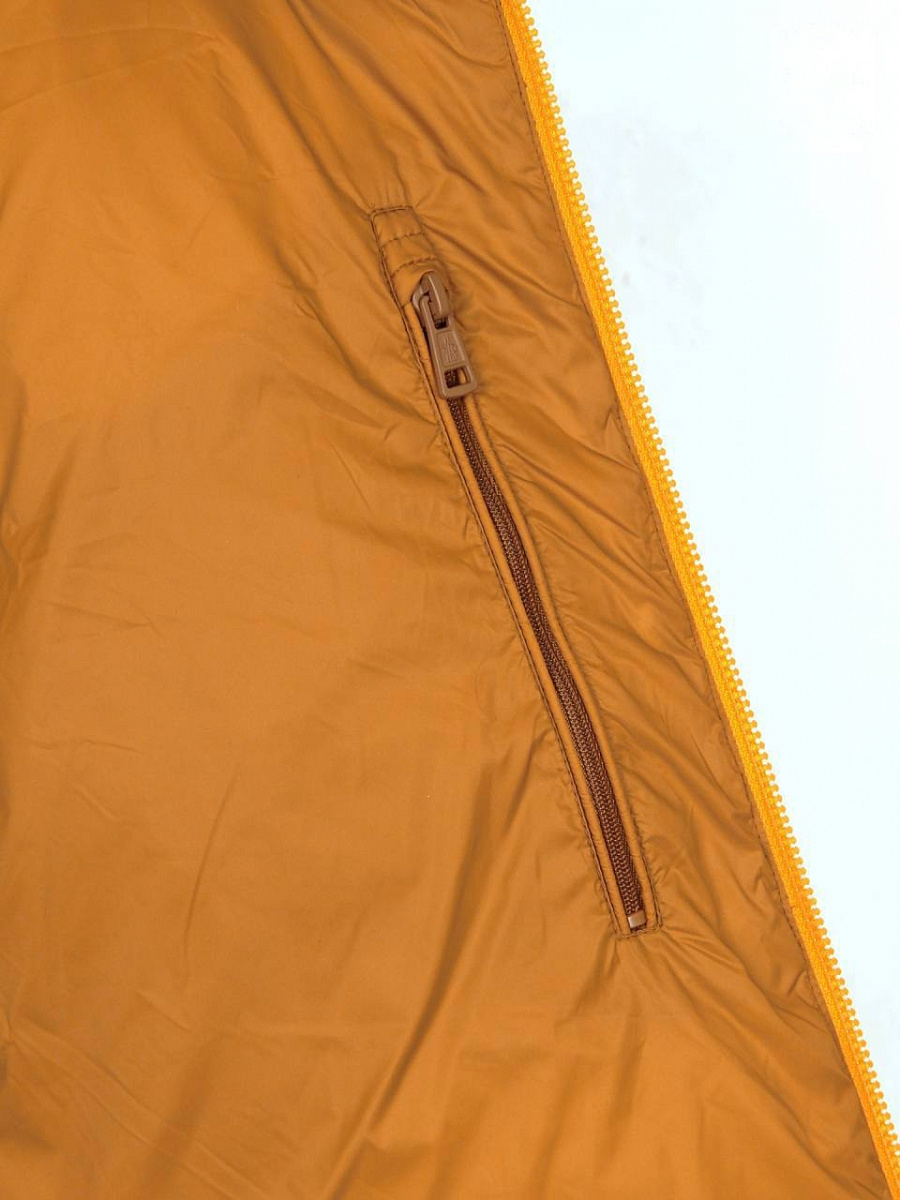 Мужской пуховик с капюшоном Moncler Genius & LeBrone James желтый c коричневым Moncler фото 7