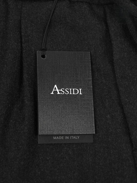 Мужские брюки Assidi графитовые, шерсть Assidi фото 6