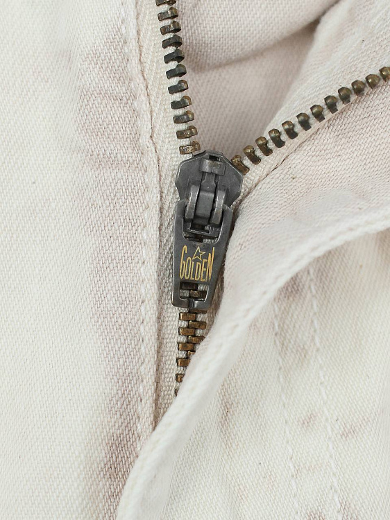 Женские джинсы Golden Goose широкие бежевые Golden Goose фото 5