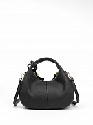 Женская сумка Ganni Hobo Bag черная — вид спереди