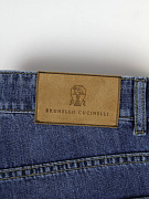Мужские джинсы Brunello Cucinelli Traditional Fit варёная джинса Brunello Cucinelli фото 7