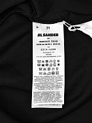 Женская блузка-поло Jil Sander черная, вискоза/полиамид Jil Sander фото 8