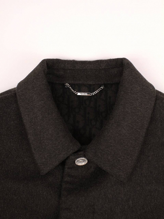 Мужская куртка Dior коричневая, шерсть/кашемир Dior фото 3