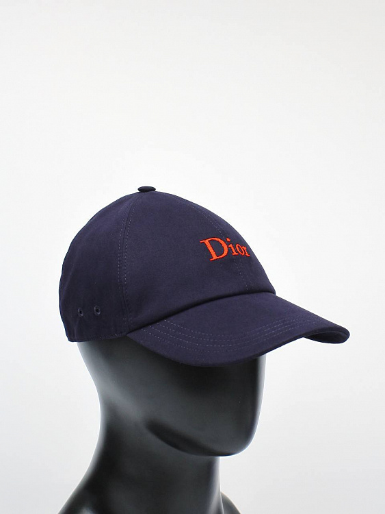 Мужская бейсболка Dior темно‑синяя, хлопок Dior фото 4