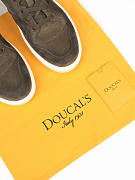 Мужские замшевые кеды Doucal’s коричневые — фирменный пыльник Doucal's
