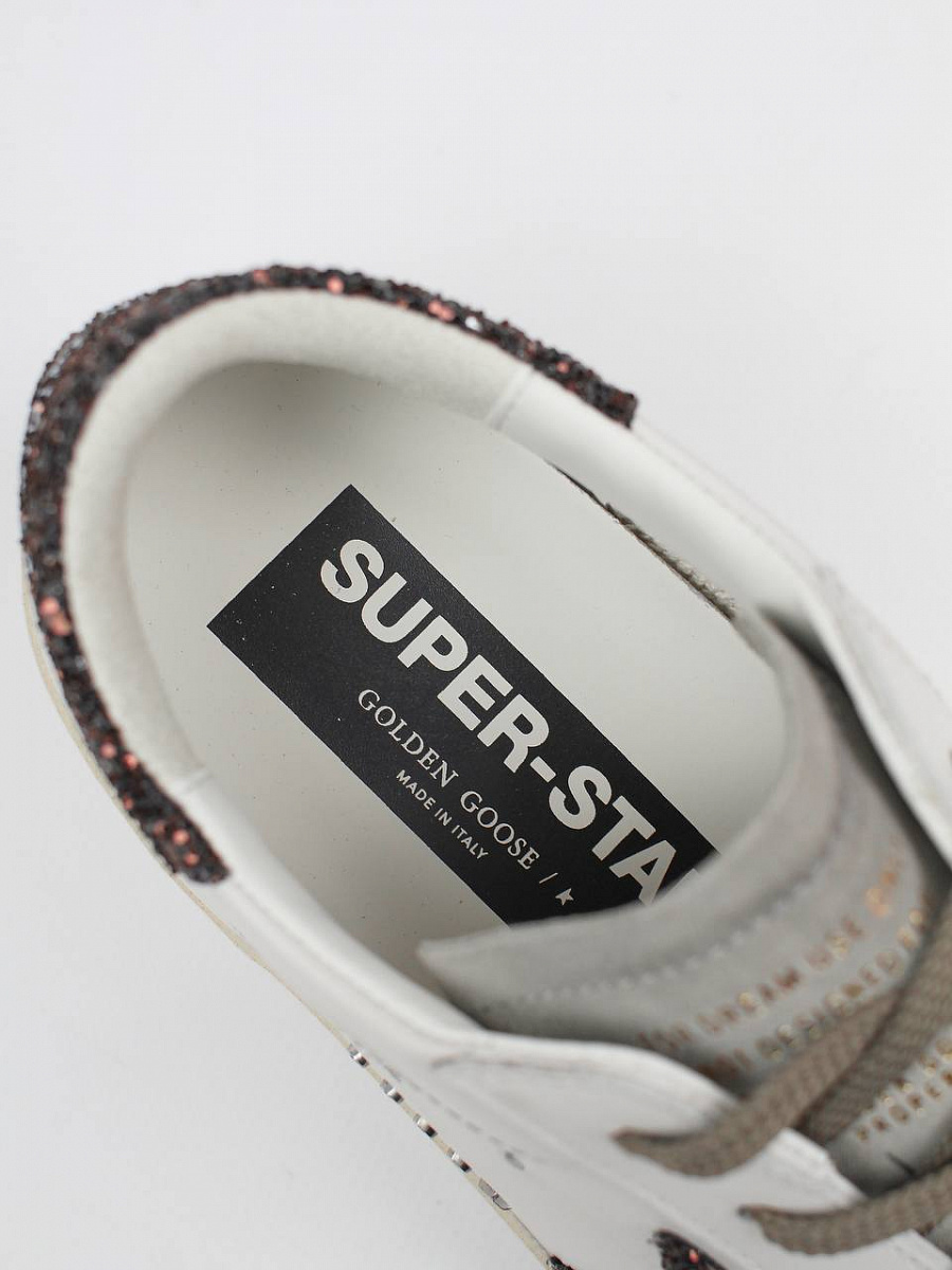 Женские кеды Golden Goose SuperStar белые кожа Golden Goose фото 4