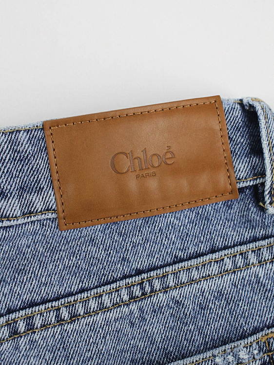 Женские джинсы Chloe светло-синие tapered fit Chloe фото 7
