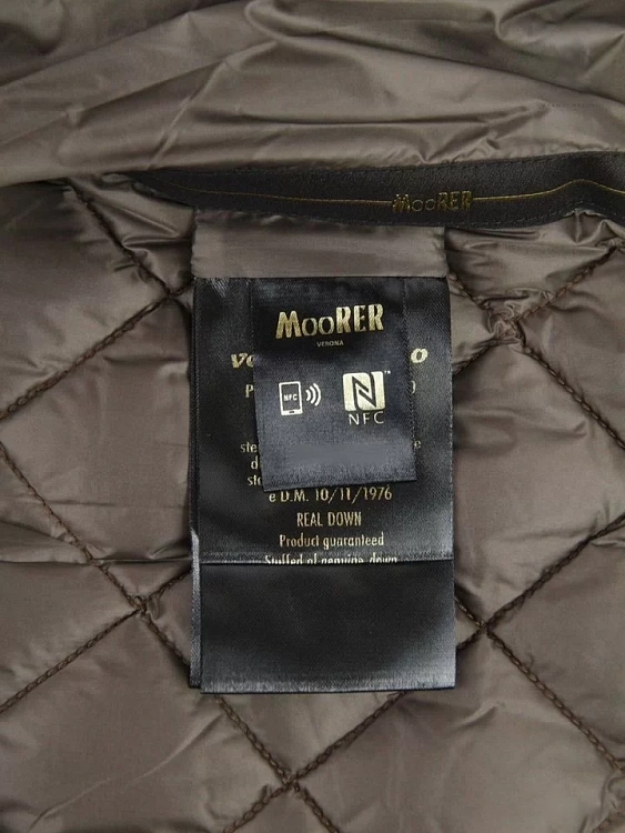 Мужской пуховый жилет Moorer BREST-S3C мужской коричневый стеганый Moorer фото 8
