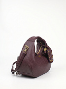 Женская сумка Ganni Hobo Bag коричневая — вид сбоку