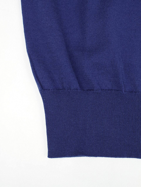 Мужской кардиган Brunello Cucinelli синий хлопковый на молнии Brunello Cucinelli фото 6