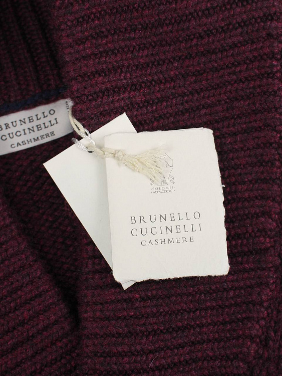 Мужской кардиган Brunello Cucinelli Piuma бургунди, кашемир Brunello Cucinelli фото 7