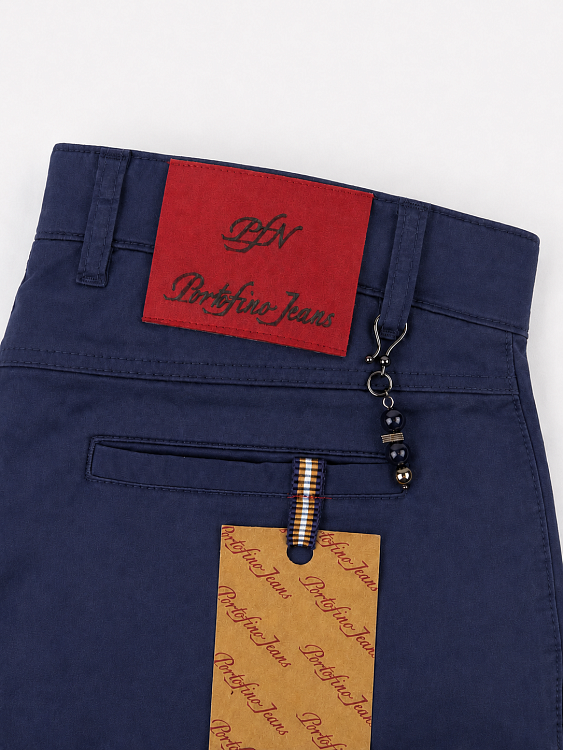 Мужские брюки чинос Portofino Jeans темно-синие Portofino Jeans фото 4