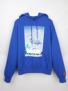 Мужское худи Heron Preston синее, хлопок