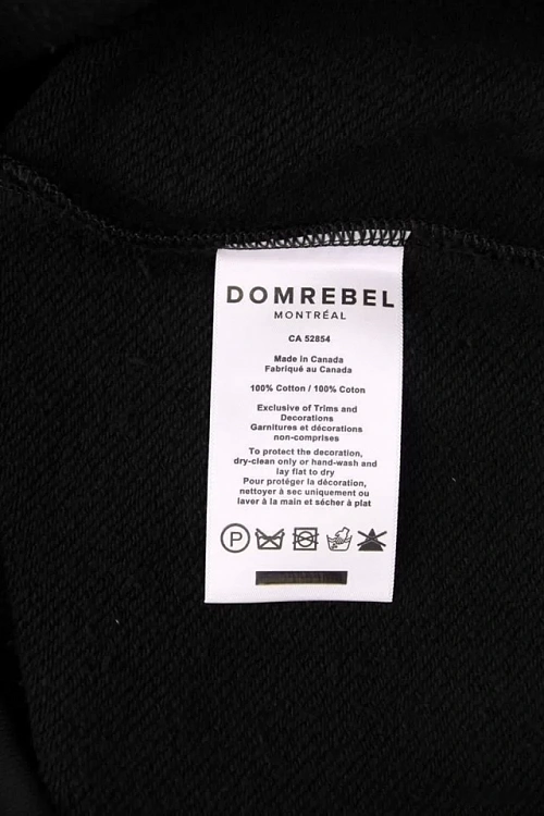 Мужской свитшот Domrebel черный, хлопок Domrebel фото 8