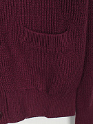 Мужской кардиган Brunello Cucinelli бургунди, хлопок Brunello Cucinelli фото 4